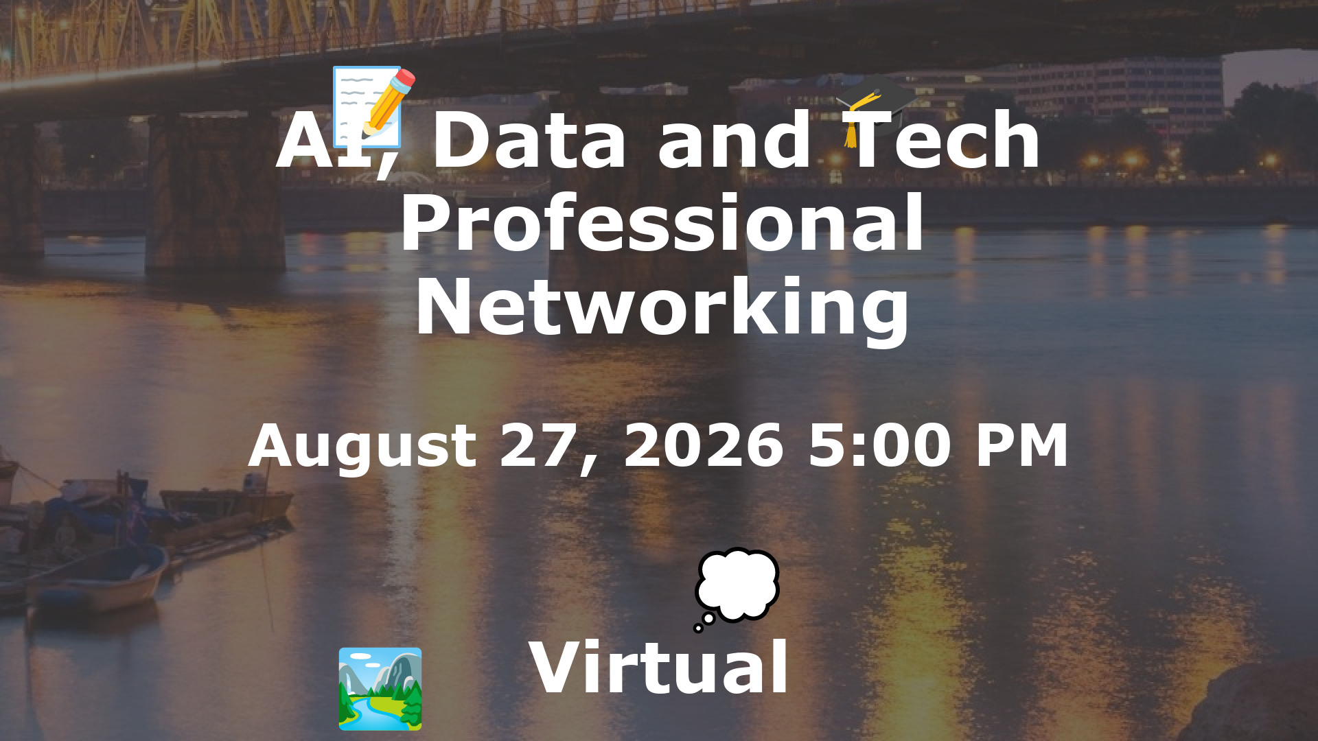 AI, Data and Tech Professional Networking event image